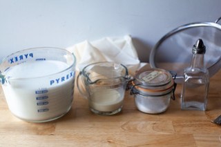 what you'll need for homemade cream cheese