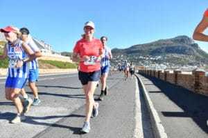 Mandi Hart running