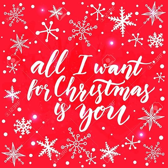 All I Want For Christmas Is You. Inspirational Quote For Christmas.. Royalty Free Cliparts, Vectors, And Stock Illustration. Image 50096481.