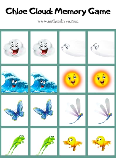Memory Game for kids based on the book