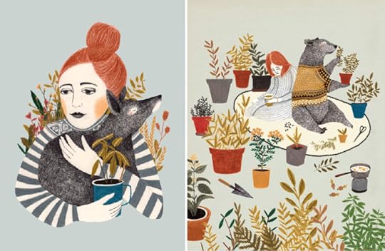 Two illustrations by Lieke van der Vorst
