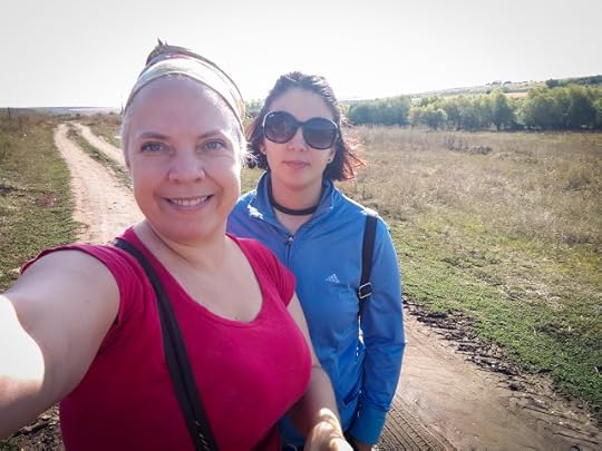 Alex and I around Rascova, Moldova