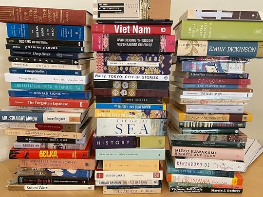 My reading goal between now and the end of 2021. That’s an average of one book per week for the next 65 weeks.
