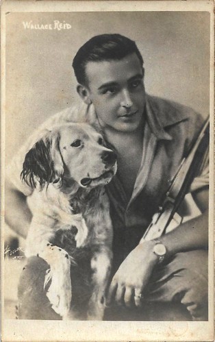 Wallace Reid and dog