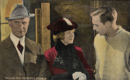 Wallace Reid and Myrtle Stedman in The Prison Without Walls (1917)