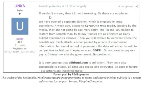 data release threat