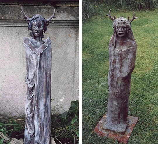 Deer Man and Deer Woman sculptures by Wendy Froud