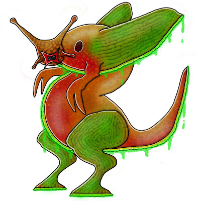 My original design of a slugdraegen