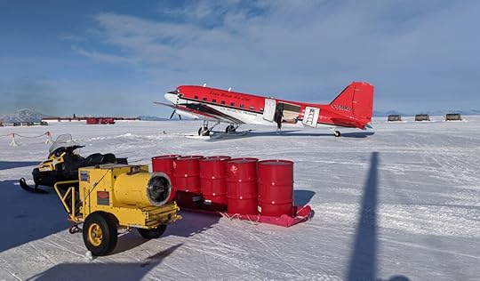 The cargo was me and those five oil drums.