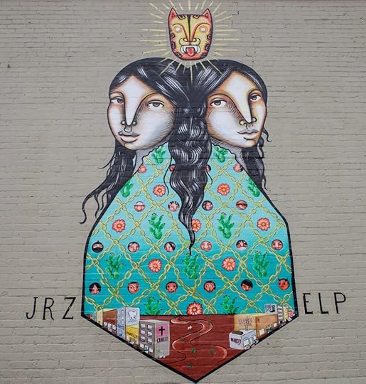 Sister Cities mural in El Paso, texas. Remlezca, 2016.