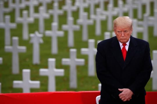 President Donald Trump at Arlington