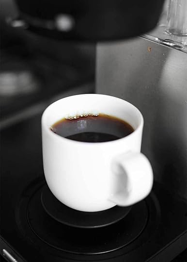 freshly brewed cup of coffee