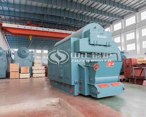 Biomass hot water boiler supply