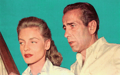 Lauren Bacall and Humphrey Bogart