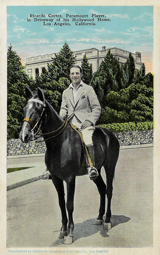 Ricardo Cortez at home