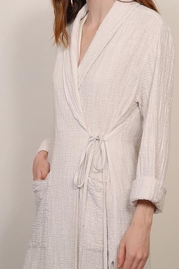 Raquel Allegra Gauze Robe Trench - Dirty White | Garmentory