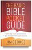 The Basic Bible Pocket Guide by Jim George