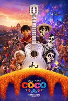 Coco. Theatrical release poster, Wikipedia, 2017 .