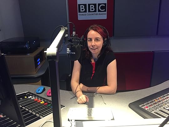 Jane Killick in radio studio