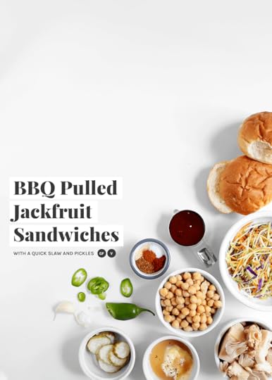BBQ pulled jackfruit sandwiches ingredients from the faux martha
