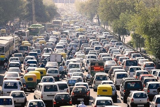 traffic jam file new delhi