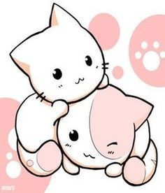 kawaii - Buscar con Google | Gatos kawaii, Dibujos kawaii, Animales kawaii