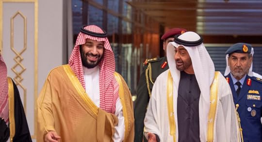 Muhammad bin Salman and Muhammad bin Zayid. The Middle East. UAE, Saudi Arabia, Israel