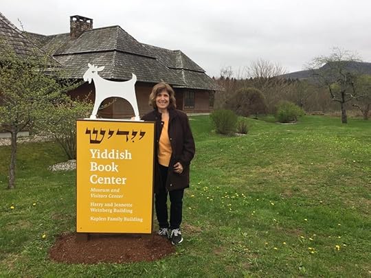 Nancy at the Yiddish Book Center, attending the TENT program sponsored by PJ Library in 2019, where I had the pleasure of meeting and learning from Miriam Udel (and working on a picture book about Henrietta Szold, coming out in Fall 2021 from Creston Books/Lerner Books)