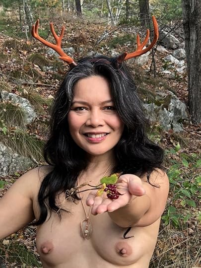 May Ling Su birthday nude Artemis holding out poison berries