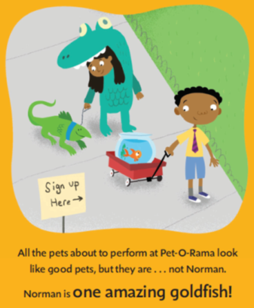 Norman’s back in his fishbowl for Pet-O-Rama