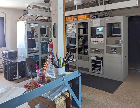 This hut had quite a few more computers than the last: