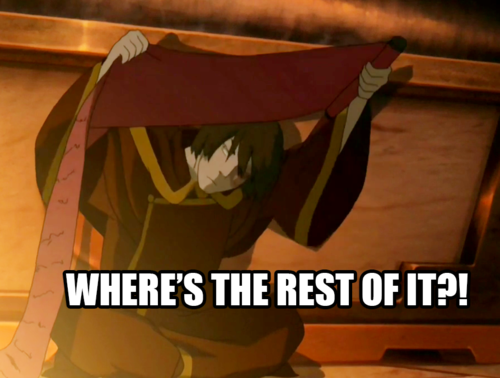 Where's the rest of it?