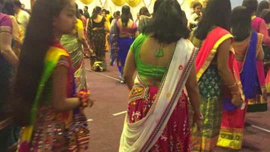 Celebrating Navratri at the Krishna Mandir, Coventry 2019