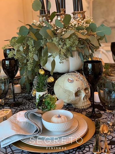 Halloween tablescape