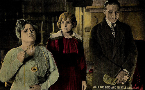 Wallace Reid and Myrtle Stedman in The Prison Without Walls (1917)