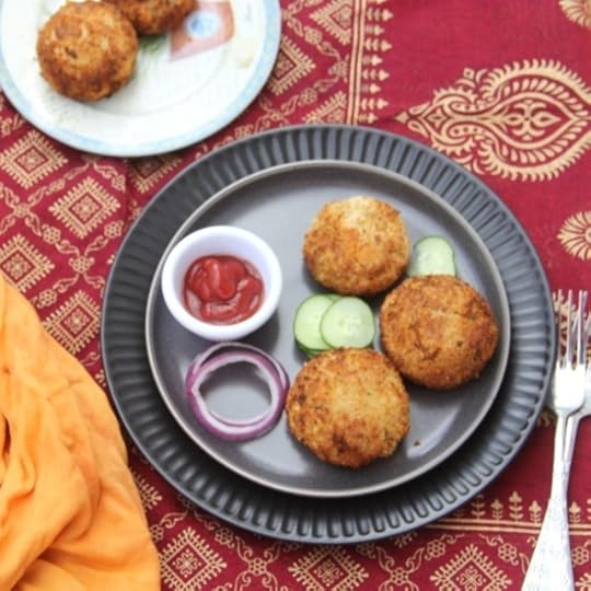 Easy Air Fried Macher Chop