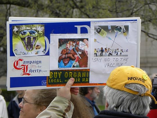 Anti vaccination conspiracy theorist at a Tea Party Express rally 4504044588