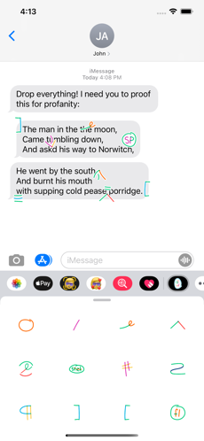 Damn Write - Animated Stickers for iMessage