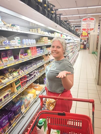 Supermarket shopping in Accra, Ghana