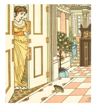 The Frog Prince illustrated by Walter Crane
