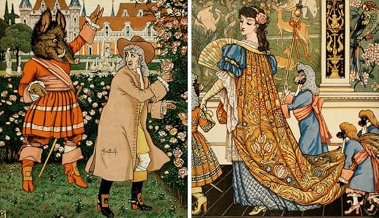 Beauty & the Beast illustrated by Walter Crane