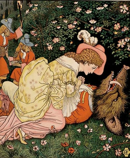 Beauty & the Beast illustrated by Walter Crane
