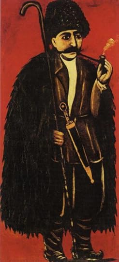 Shepherd in sheepskin cloak