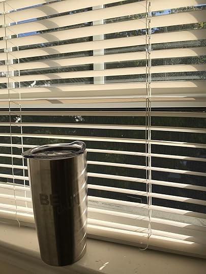mug on windowsill