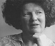 Portrait of writer Janet Frame