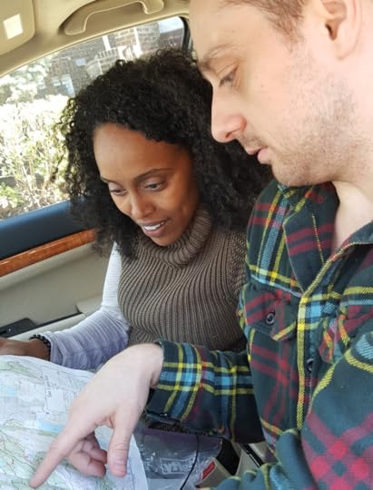 Antu Yacob and Robbie Tann recording Shadowbahn in a car