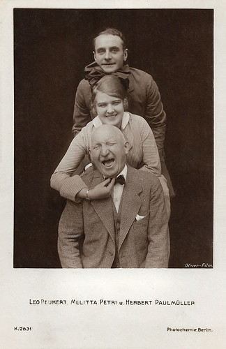 Leo Peukert, Melitta Petri, Herbert Paulmüller in Wer niemals einen Rausch gehabt (1918)
