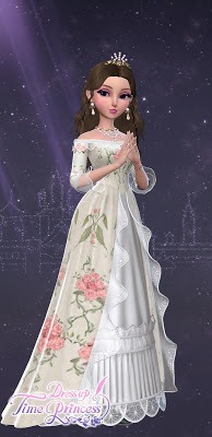 Misty Morning Roses dress