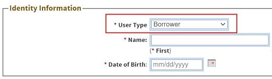 User Type field