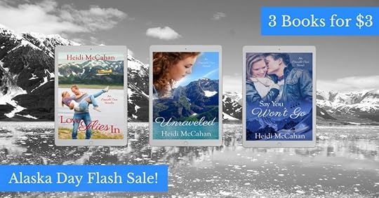 electronic tablets with 3 book covers advertising the Emerald Cove series.